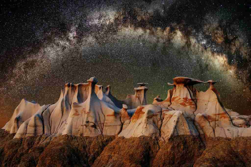 Most Beautiful Places in New Mexico Bisti Badlands/De-Na-Sin Wilderness